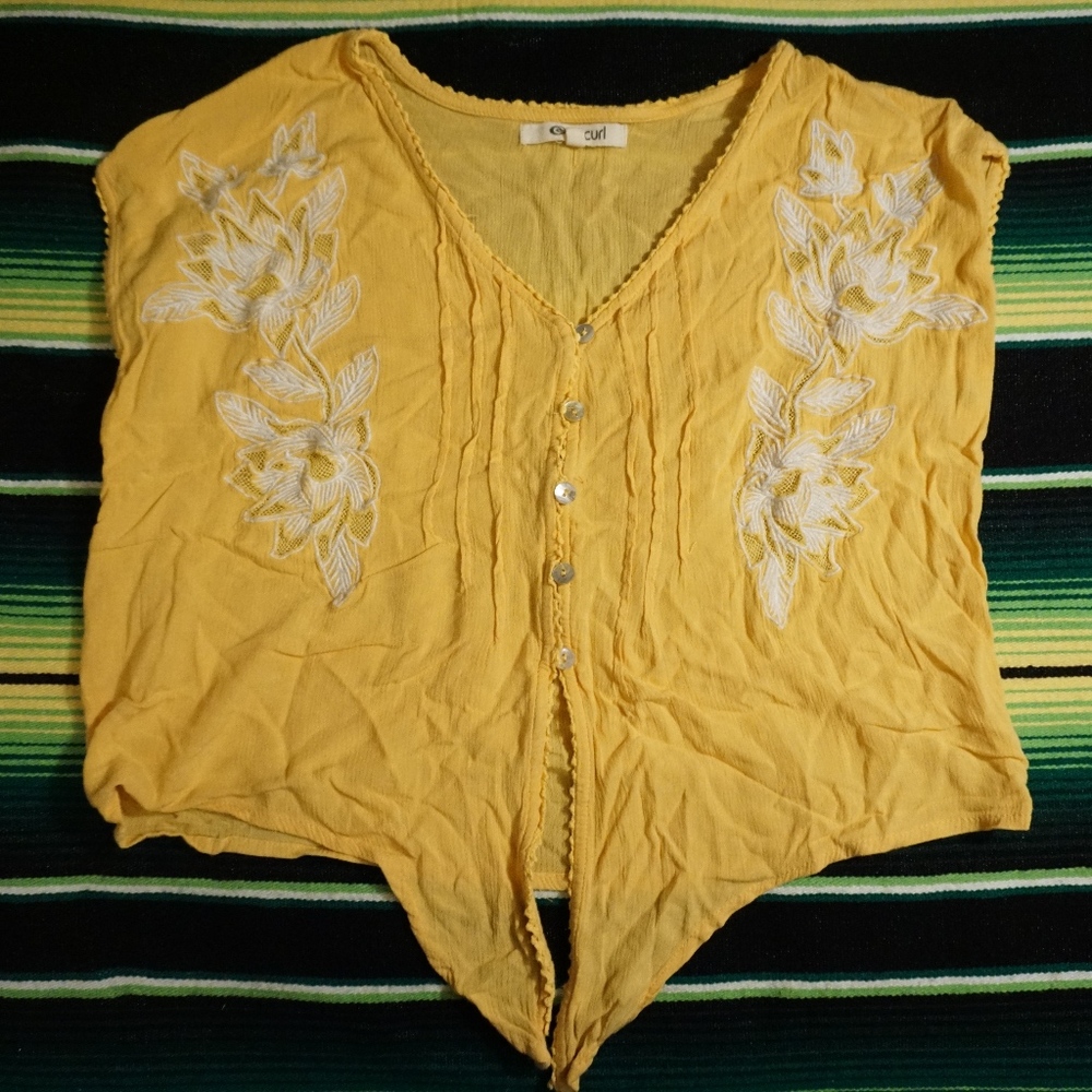 Tie up Rip Curl top